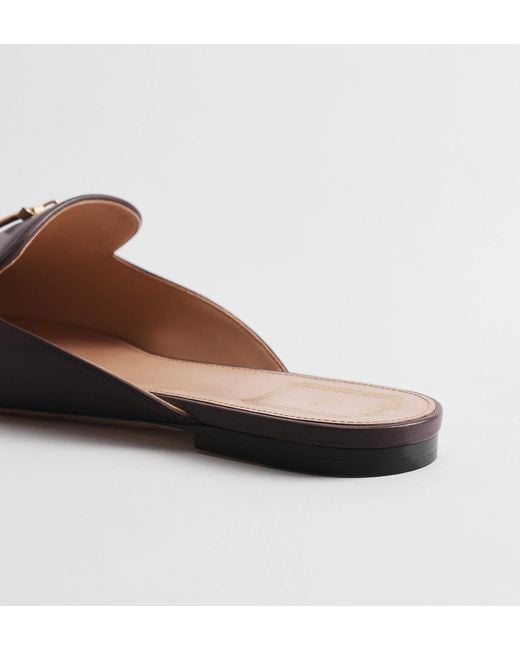 Dior Brown Mule Baby Bow