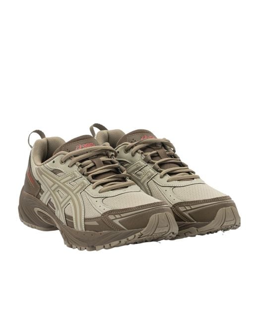 Asics Brown Gel-Ventx Lace-Up Sneakers for men