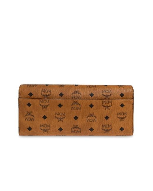 MCM Brown Diamond Shoulder Bag