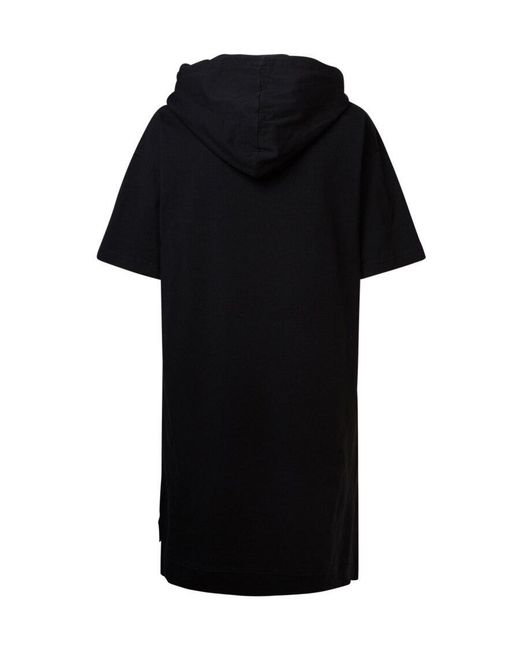 Moschino Black Micro Teddy Bear Jersey Dress