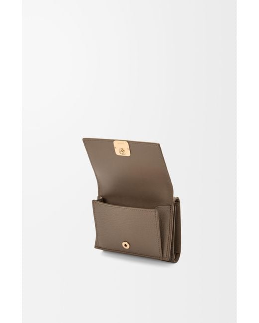 Loewe Brown Anagram Trifold Wallet