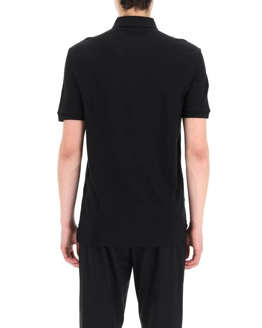 Boss Black Hugo Logo Patch Slim-Fit Polo Shirt for men