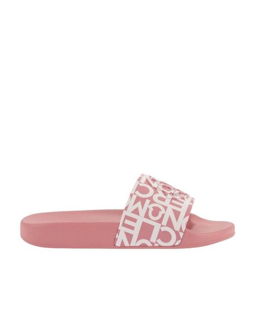 Moncler Pink Jeanne Sliders