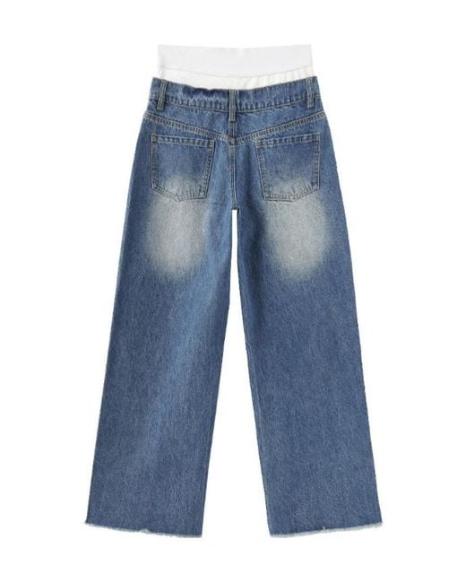 Marissa Chiara Blue Belt Loop Jeans