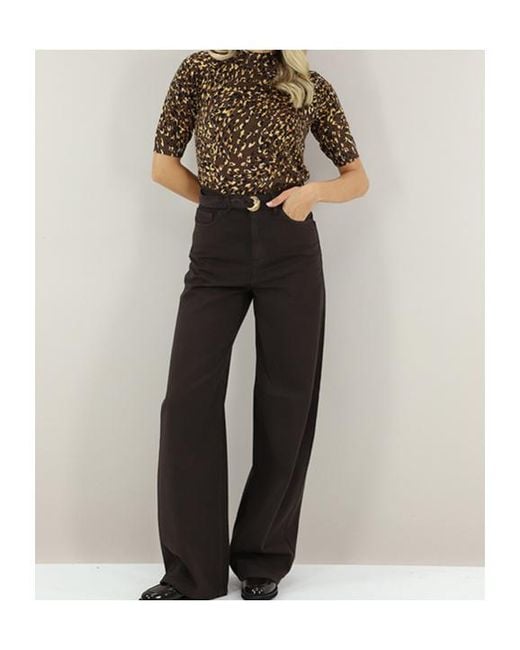 Twinset Black Printed Knit Top