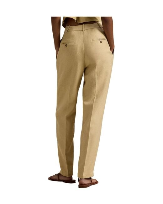 Polo Ralph Lauren Natural Pleated Casual Pants for men
