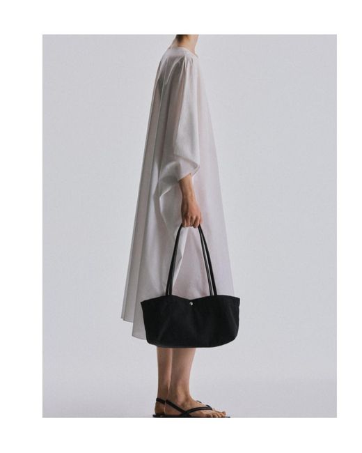 The Row White Julen Mini Dress