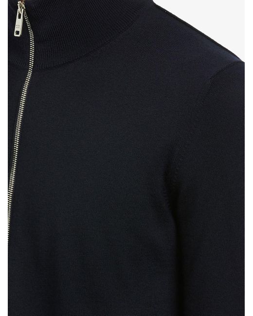 Prada Blue Wool Cardigan for men