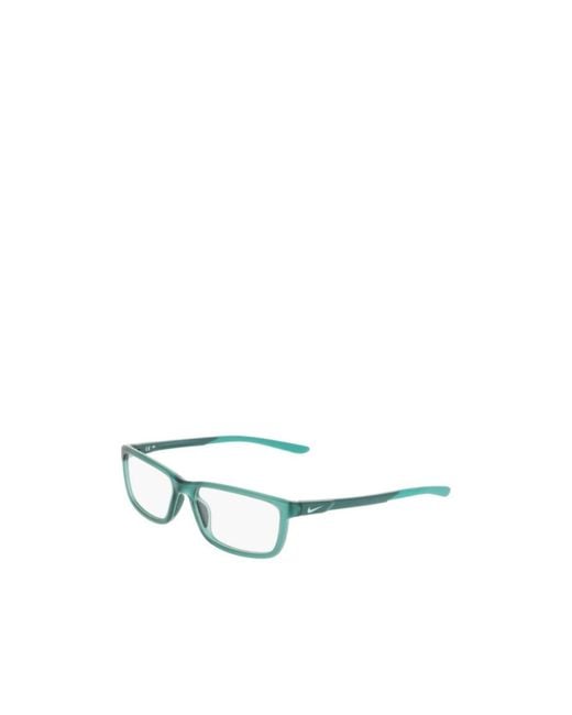 Nike White Rectangle-Frame Glasses for men