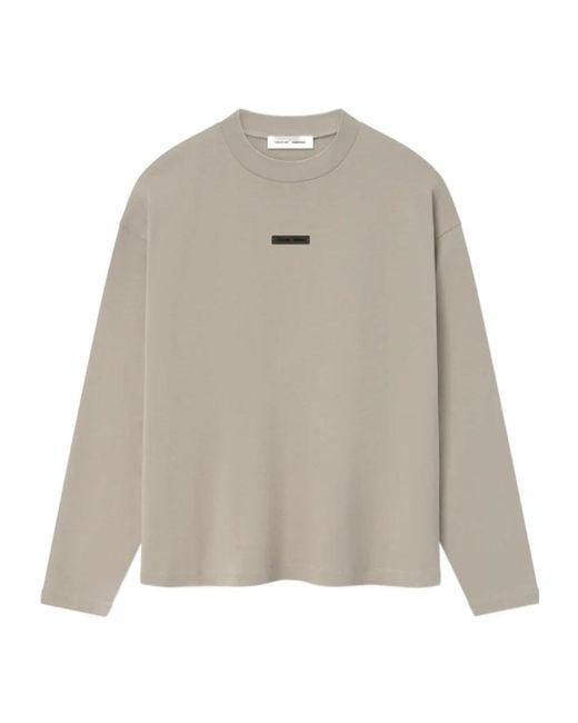 Fear Of God Gray Elasticated-Hem Sweatshirt for men