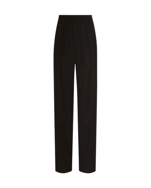 Dolce & Gabbana Black Dolce & Gabbana Wool Gabardine Pants