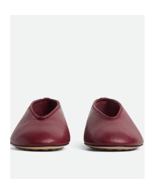 Bottega Veneta Red Rosa Ballerina Shoes