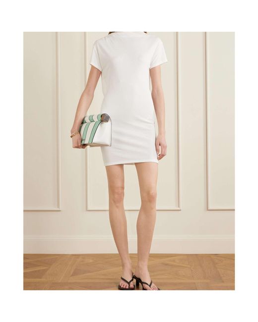 Jacquemus Green La Pochette Rond Carre Clutch