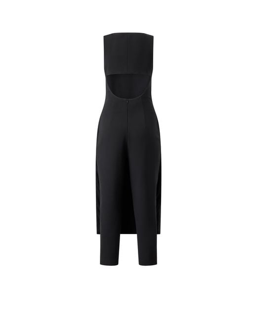Pinko Black Rhinestone-Embellished Jumpsuit