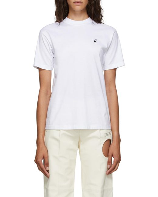 Off-White c/o Virgil Abloh White Floral Arrow Print T-Shirt