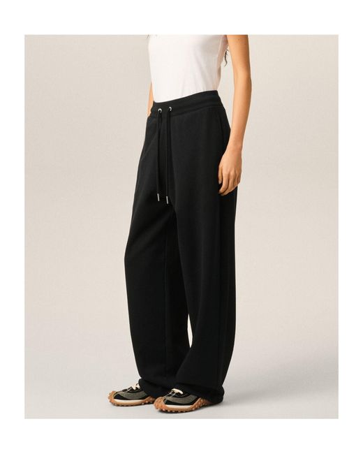 AMI Black Ami Ami De Coeur Drawstring Track Pants