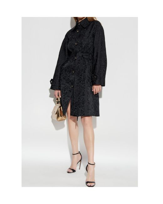 Dolce & Gabbana Black Single-Breasted Coats