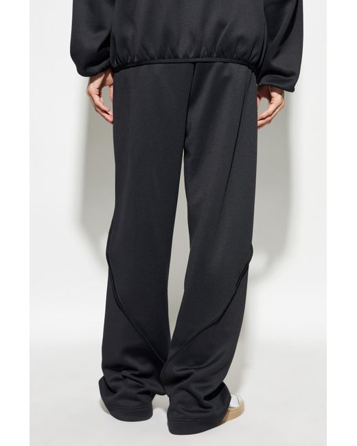 Casablanca Black Logo-Embossed Track Pants for men