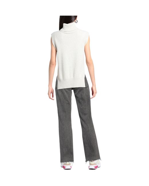 Rag & Bone Gray Denim Boot-Style Pants