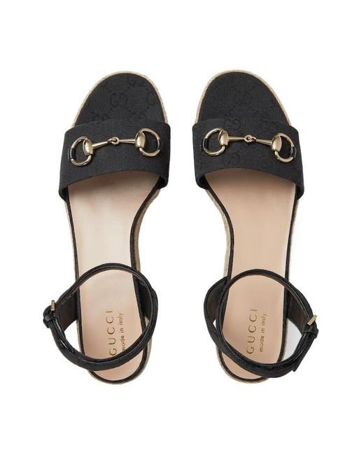Gucci Metallic Espadrille With Horsebit