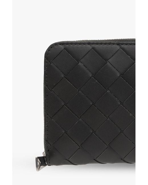 Bottega Veneta Black Logo Wallet for men