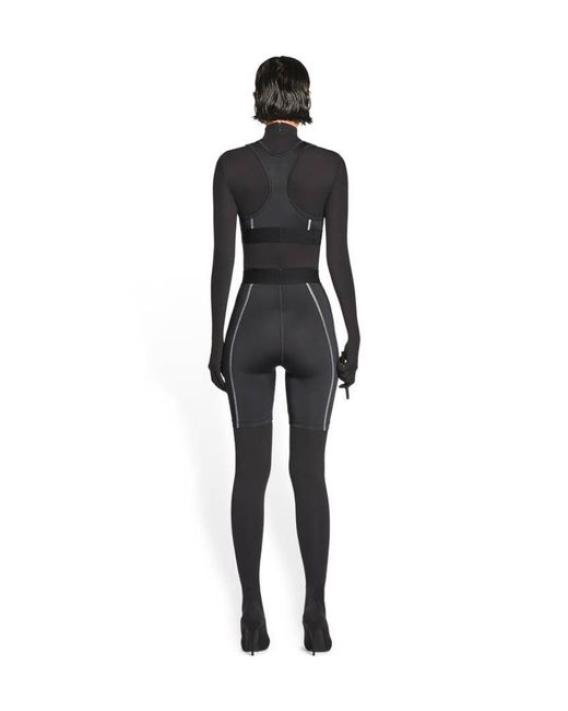 Balenciaga Black Shorts Cycling Da Donna