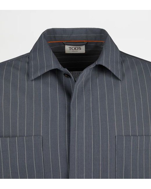 Tod's Gray Long-Sleeved Shirt for men