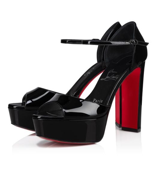 Christian Louboutin Black Sandaloo High-Heeled Sandals