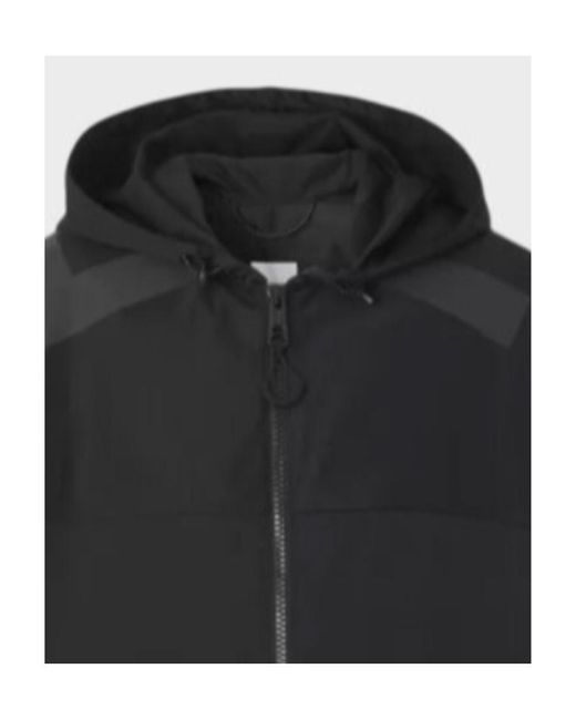 Burberry Black Logo-Print Lightweight Hooded Jacket for men