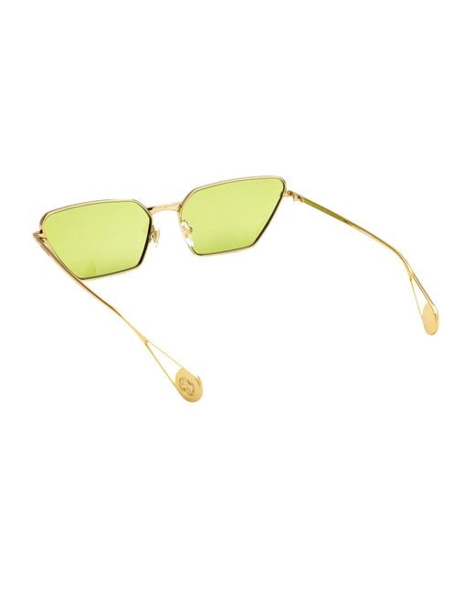 Gucci Yellow Logo Sunglasses