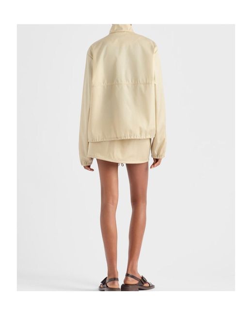 Prada Natural Re-Nylon Blouson Jacket