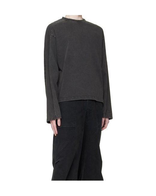 Entire studios Gray Regular Fit Crewneck T-Shirt for men
