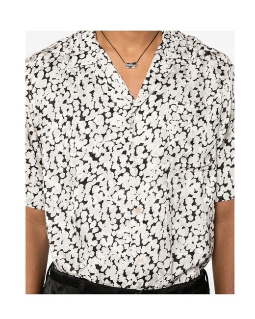 Dries Van Noten White Short Sleeve Shirt for men