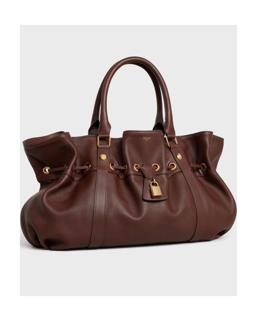 Céline Brown Medium Abbey Bag