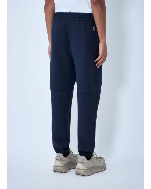 Moncler Blue Grenoble Drawstring Trousers