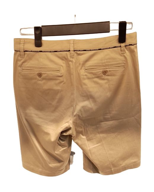 Moschino Natural Belt-Loop Shorts for men