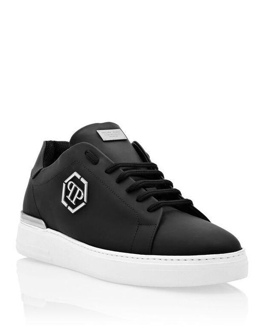 Philipp Plein Black Logo Details Casual Sports Shoes for men