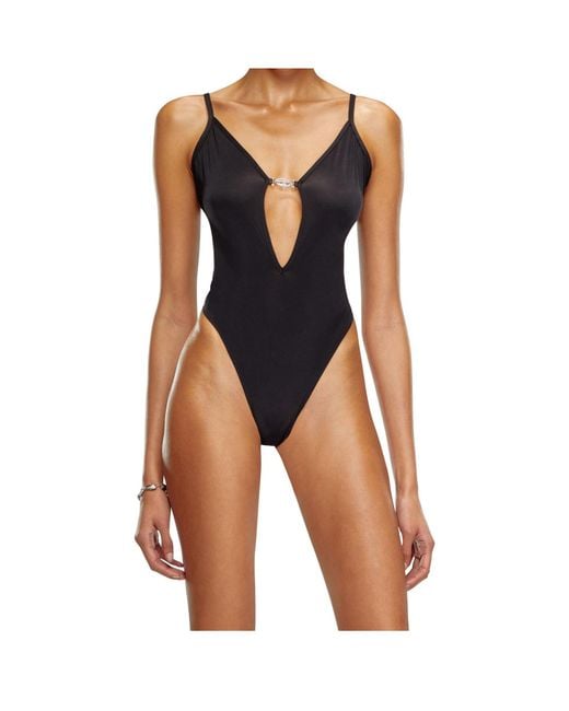 DIESEL Black Oval D Bodysuit