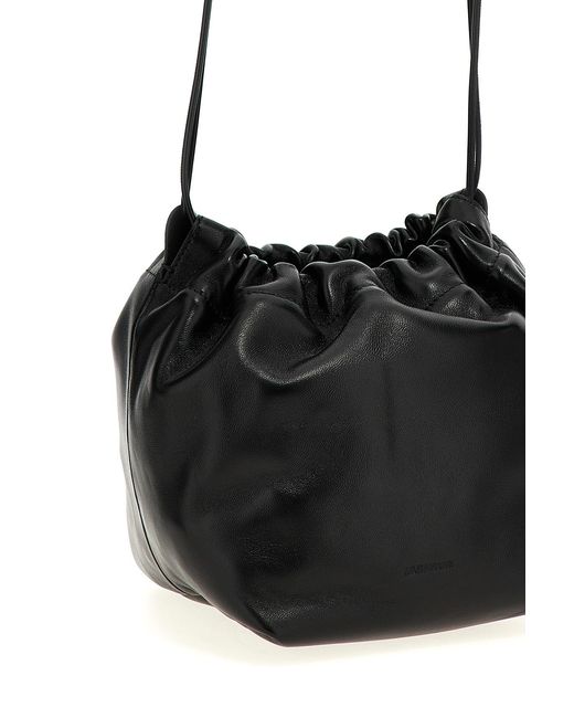 Jil Sander Black Dumpling Shoulder Bag