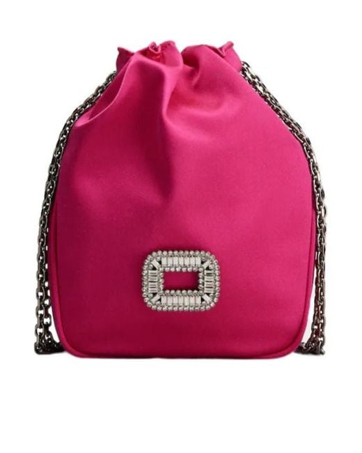 Roger Vivier Red Pilgrim Mini Bag