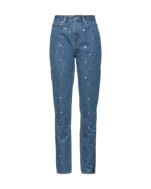 Ganni Blue Slim-Fit Jeans