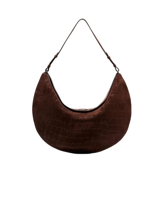 Jacquemus Brown Le Calisso Medium Suede Shoulder Bag