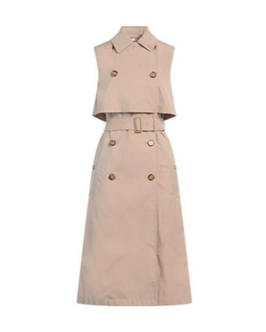 Burberry Natural Sleeveless Trench Coat