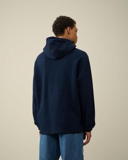 C P Company Blue Long-Sleeved Sweater for men