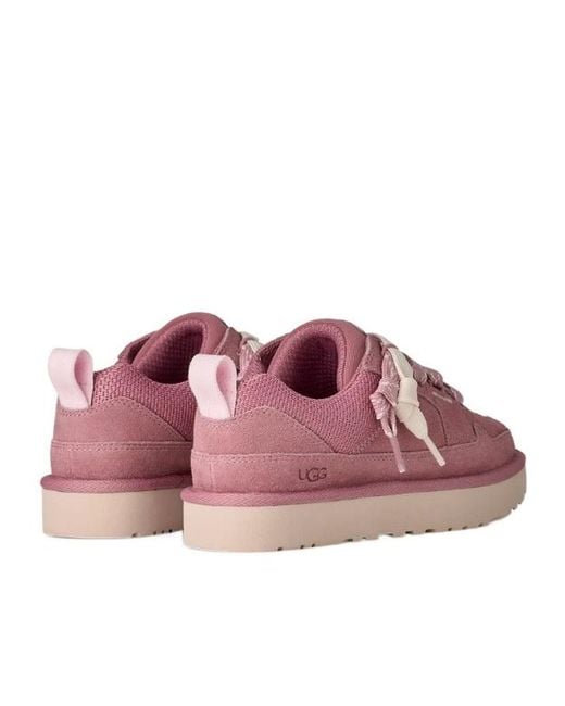 Ugg Purple Lo Lowmel Lace-Up Sneakers