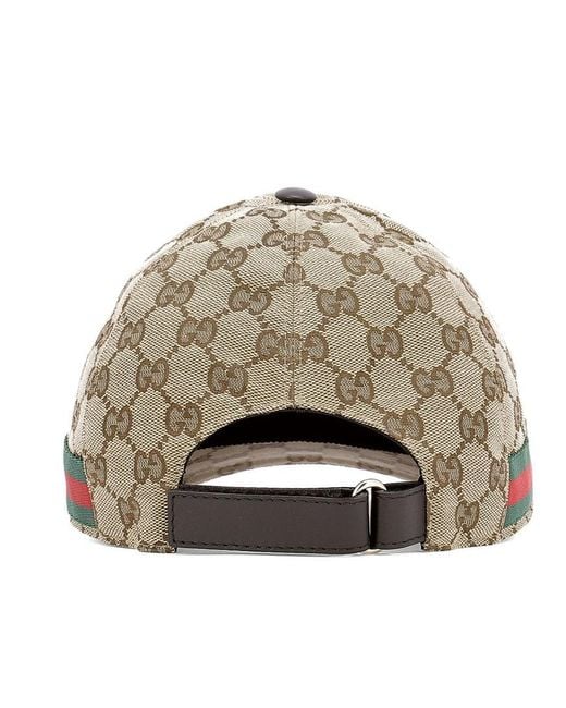 Gucci Natural Original Gg Baseball Hat for men