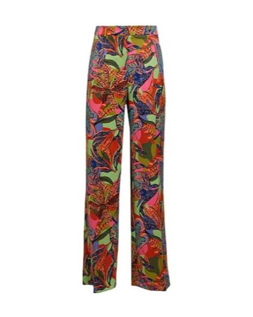 MAX&Co. Red Wide-Leg Trousers