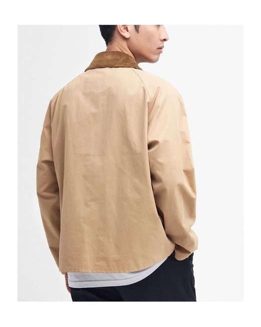 Barbour Natural High-Neck Long-Sleeved Jacket for men