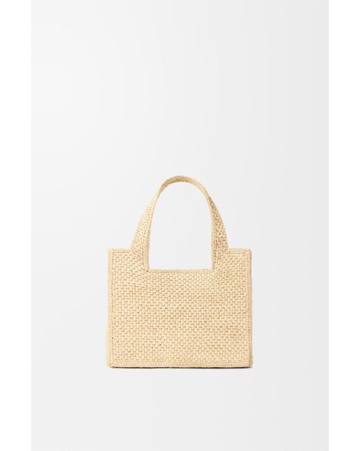 Loewe Natural Mini Logo Font Tote Bag