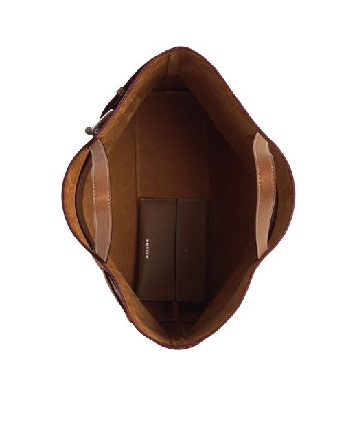 Alexander McQueen Brown T-Bar Sling Tote Bag